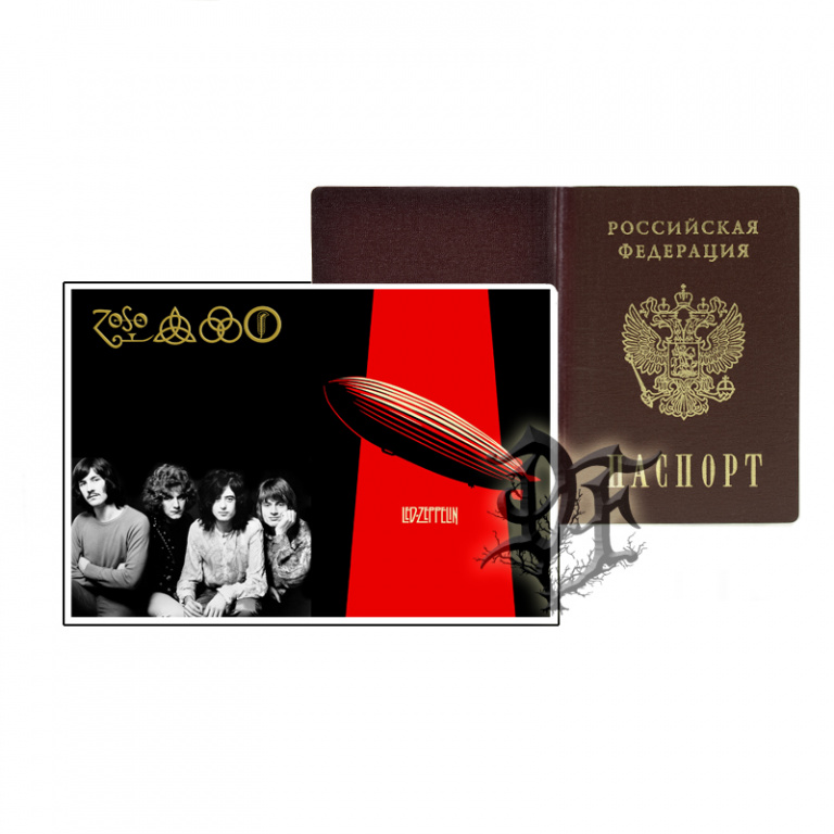 Обложка для паспорта Led Zeppelin группа