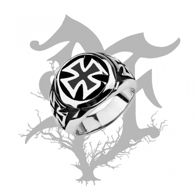 картинка Кольцо Тамплиерский крест от магазина Darkforest