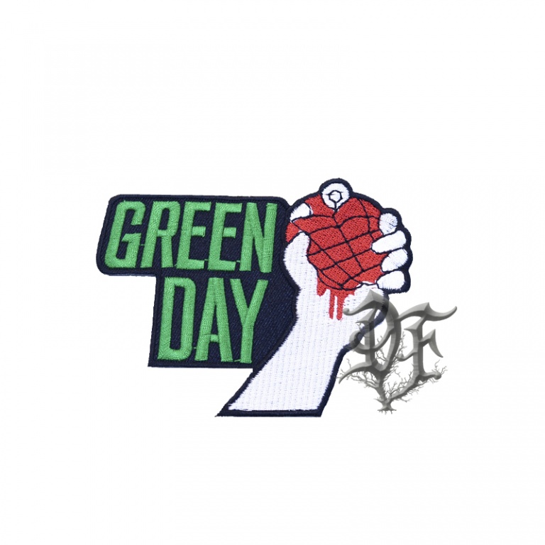 картинка Нашивка Green Day American idiot с рукой от магазина Darkforest