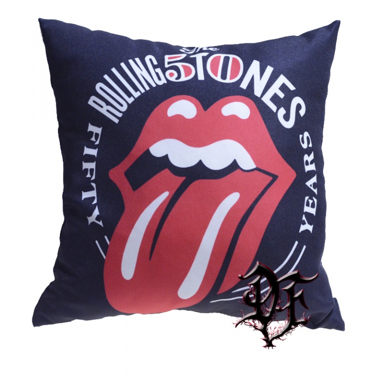 картинка Подушка Rolling Stones Fifty years от магазина Darkforest