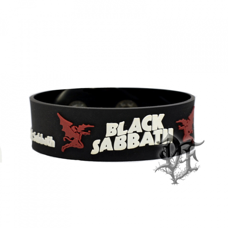картинка Браслет Black Sabbath силиконовый от магазина Darkforest