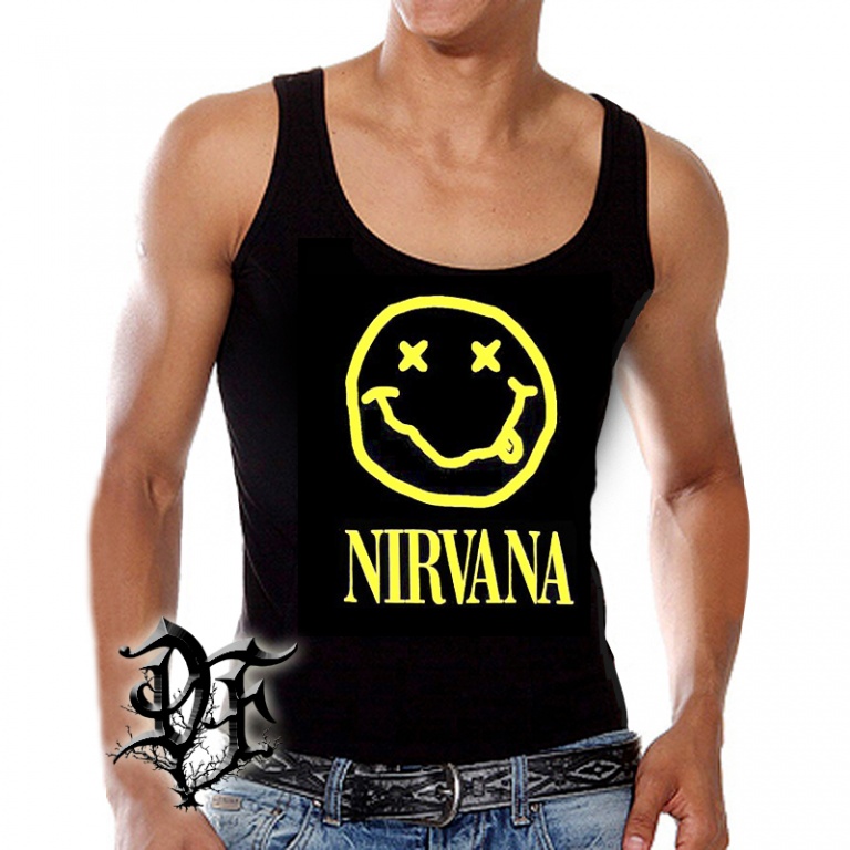 картинка Майка Nirvana логотип группы от магазина Darkforest