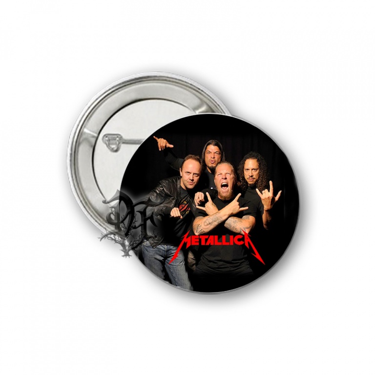 картинка Значок Metallica группа от магазина Darkforest