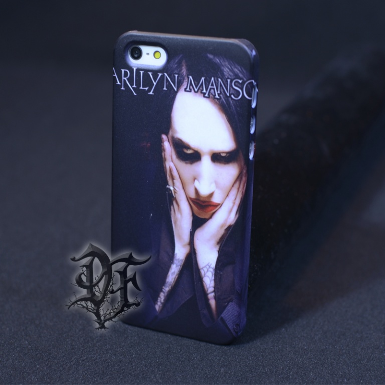 Чехол для  iPhone 5 Marilyn Manson солист