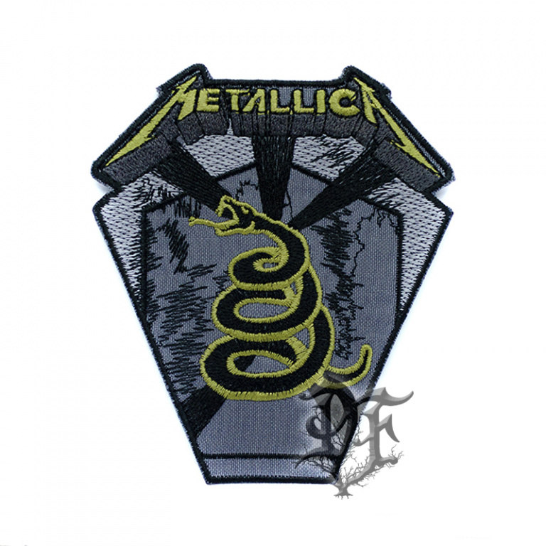 картинка Нашивка Metallica змея от магазина Darkforest