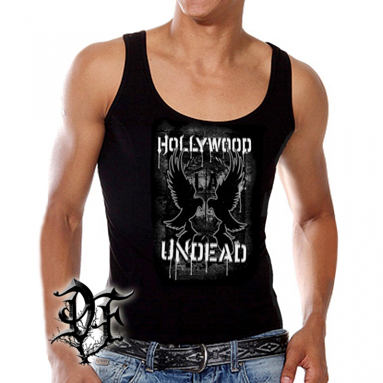 картинка Майка Hollywood Undead с логотипом от магазина Darkforest