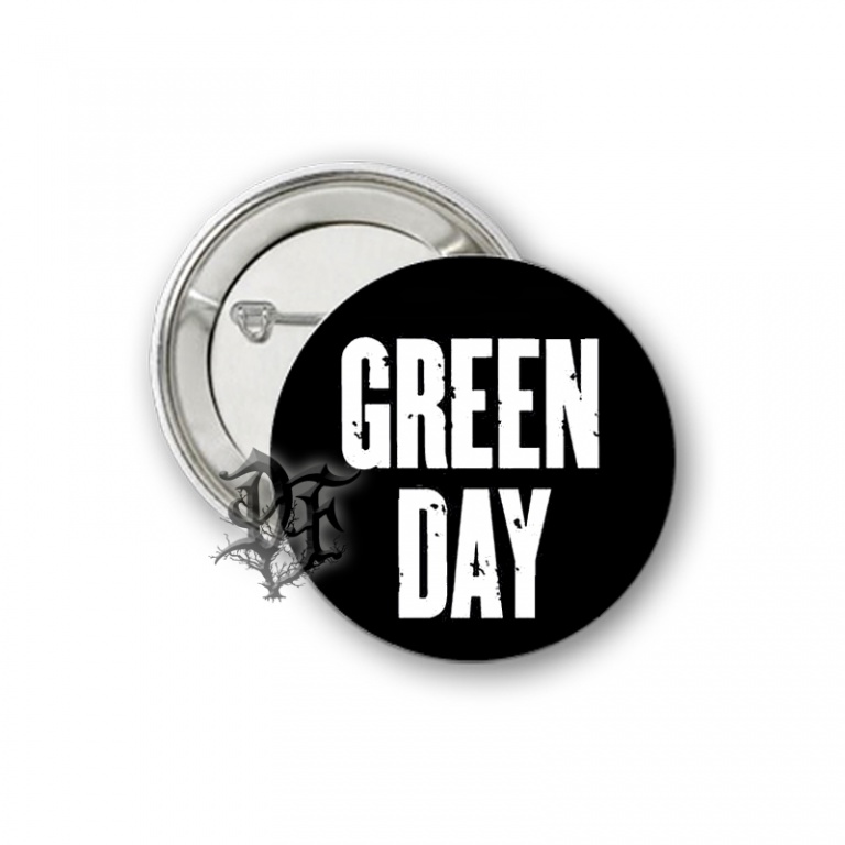 Значок Green Day надпись