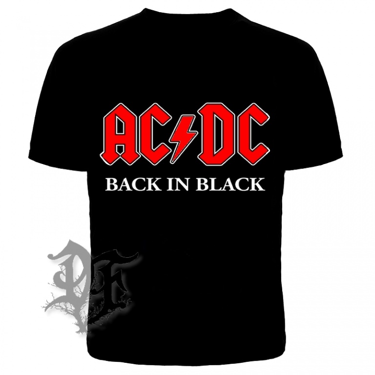 картинка Футболка AC/DC Black in Black от магазина Darkforest