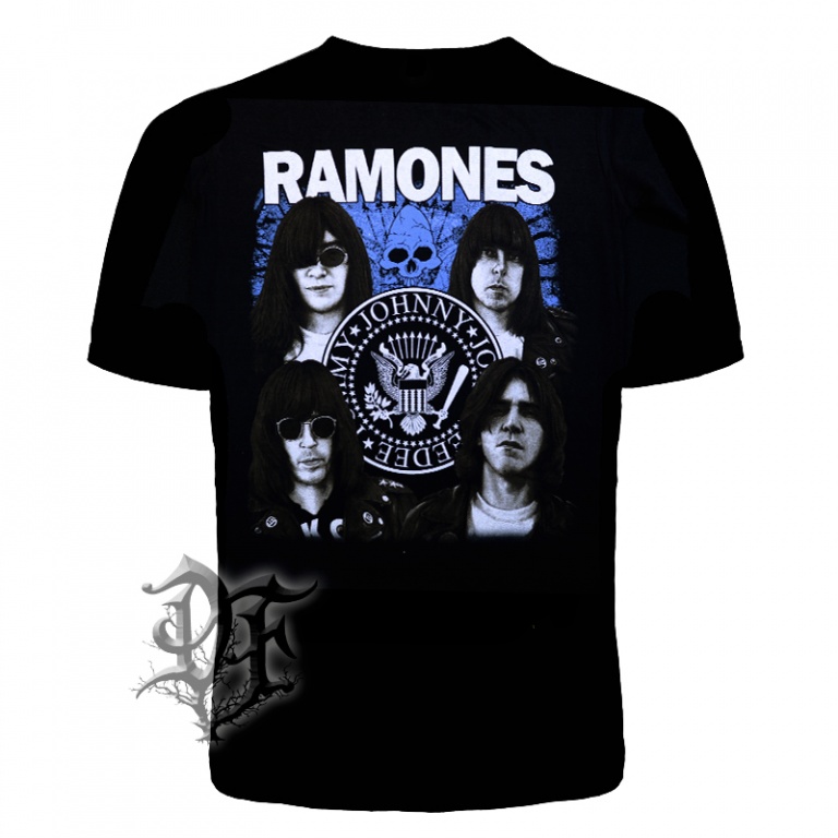 Футболка Ramones группа с логотипом