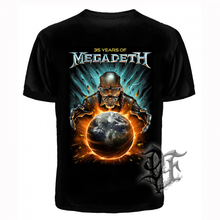 Футболка Megadeth 35 years of