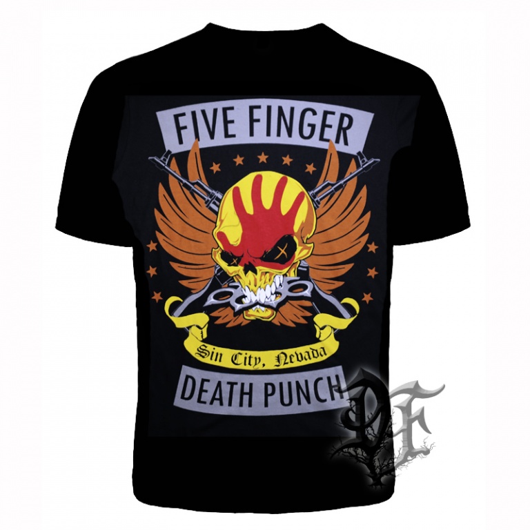картинка Футболка Five Finger Death Punch skull от магазина Darkforest
