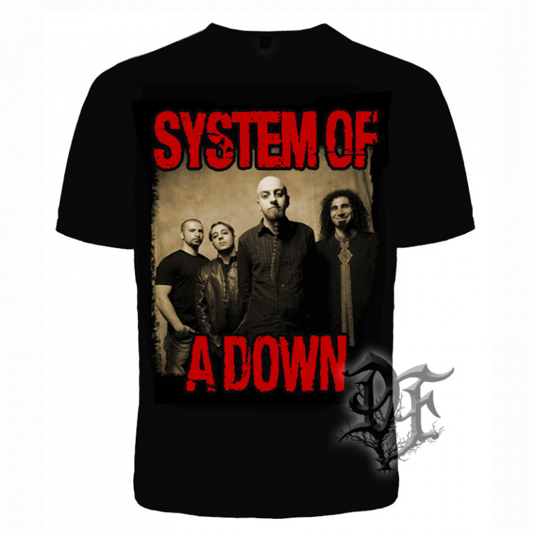 картинка Футболка System of a Down группа от магазина Darkforest