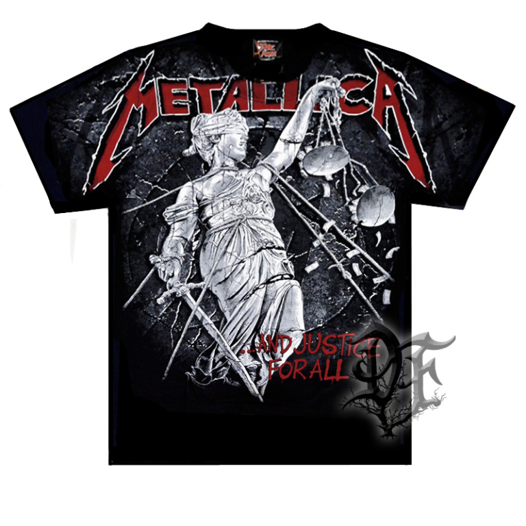 картинка Футболка тотальная Metallica And Justice for All от магазина Darkforest