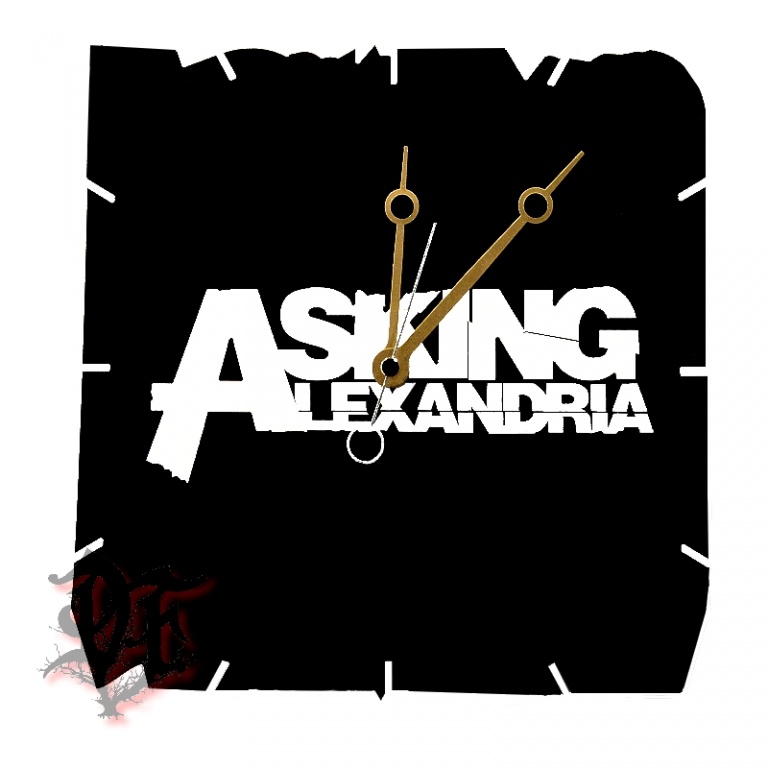 картинка Часы настенные Asking Alexandria от магазина Darkforest
