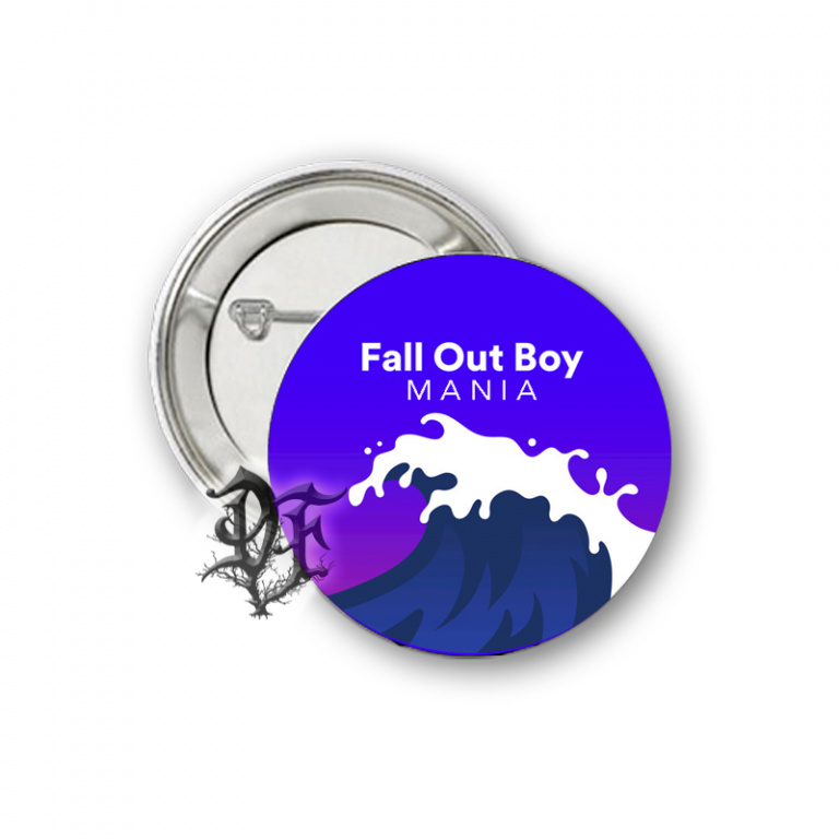 картинка Значок Fall Out Boy фиолет от магазина Darkforest