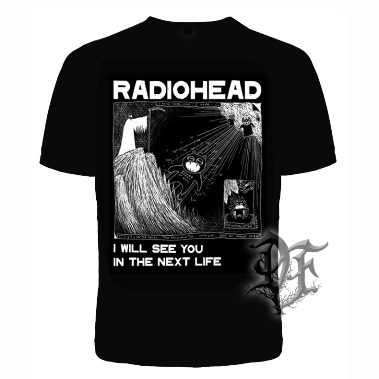 картинка Футболка Radiohead I will see you от магазина Darkforest