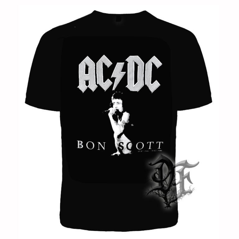 картинка Футболка AC/DC BON SCOTT года жизни от магазина Darkforest