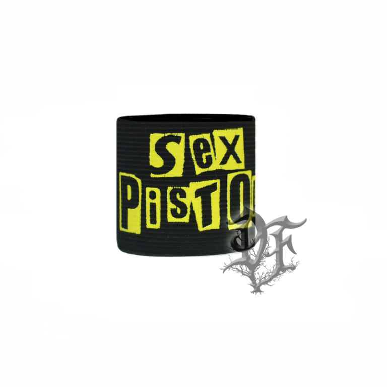 картинка Напульсник Sex Pistols желтый от магазина Darkforest